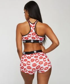 PSD Underwear Red Lips Boy Short