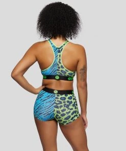 PSD Underwear Warface Neon Cats Blue Boy Short