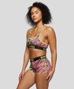 PSD Underwear Warface Neon Cats Red Boy Short