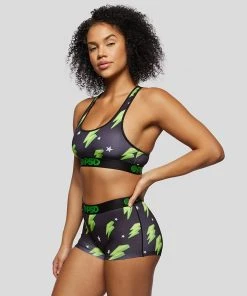 PSD Underwear Lightning Pop Lime Boy Short