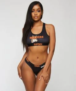PSD Underwear Hooters - Uniform Black Thong