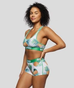 PSD Underwear Pineapple Palms Sports Bra