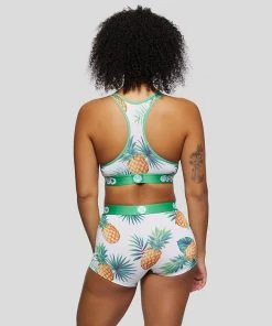 PSD Underwear Pineapple Palms Sports Bra