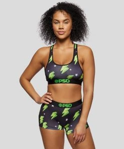 PSD Underwear Lightning Pop Lime Sports Bra