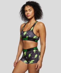 PSD Underwear Lightning Pop Lime Sports Bra