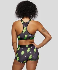 PSD Underwear Lightning Pop Lime Sports Bra 5 PSD Underwear Lightning Pop Lime Sports Bra