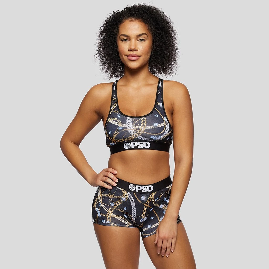 PSD Underwear Ice & Chains Sports Bra 1 PSD Underwear Ice & Chains Sports Bra