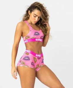 PSD Underwear Sommer Ray - Cheetah Lips Sports Bra