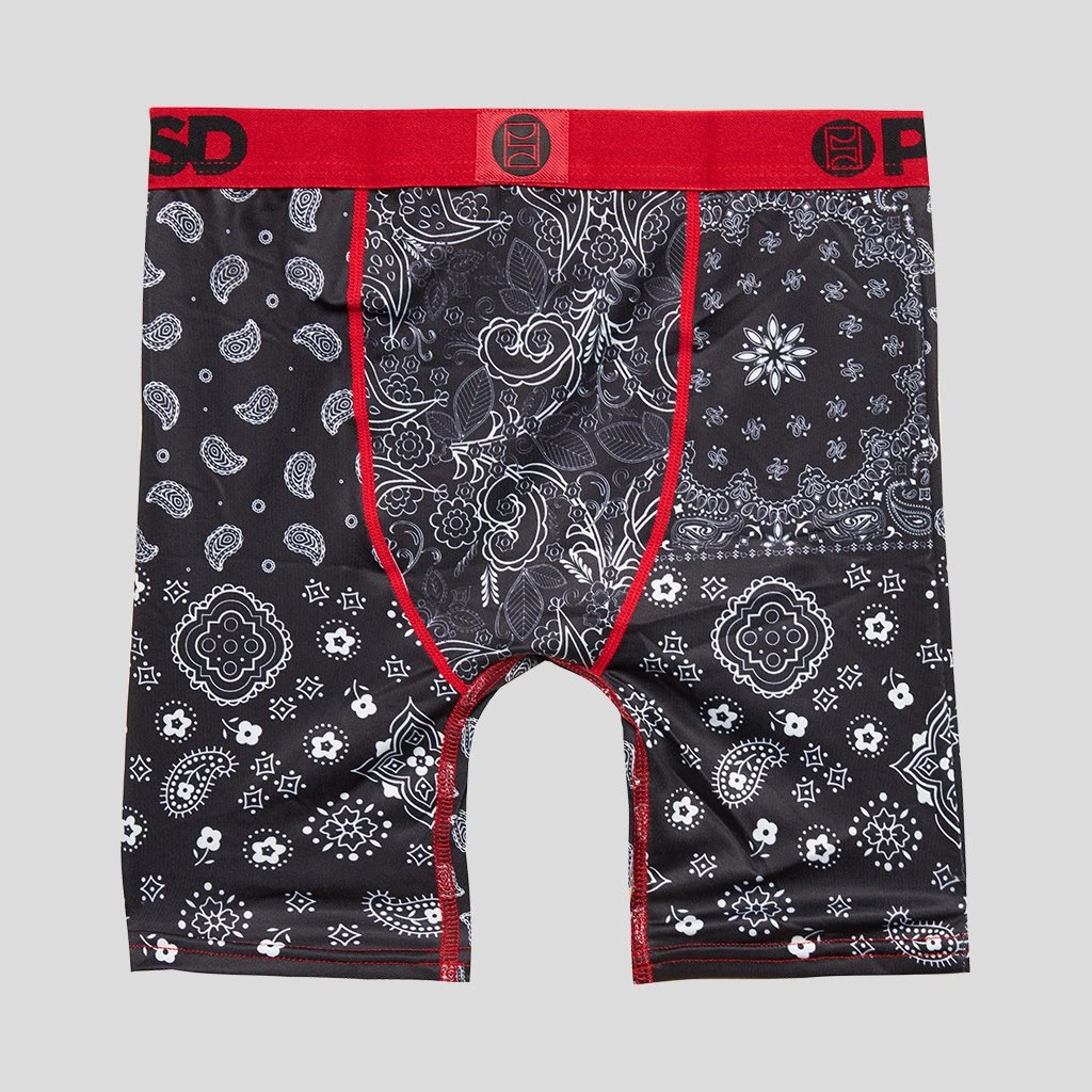 PSD Underwear Black Hype Bandana - Youth 2 PSD Underwear Black Hype Bandana - Youth