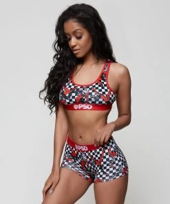 PSD Underwear DC - Checkered Quinn Sports Bra