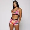 PSD Underwear Naruto - Light Tie Dye Line Work Sports Bra