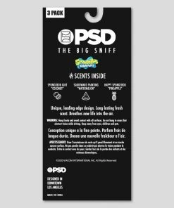 PSD Underwear SpongeBob - Air Freshener 3-Pack