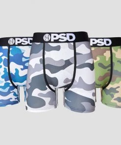 PSD Underwear 5" MID LENGTH BRIEF Camo 3-Pack 5" Mid