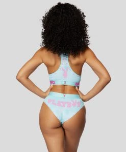 PSD Underwear Playboy - Bunny Y2K Teal Classic Cheeky 5 PSD Underwear Playboy - Bunny Y2K Teal Classic Cheeky