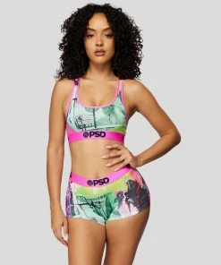 PSD Underwear Neon Pink Bill Boy Short