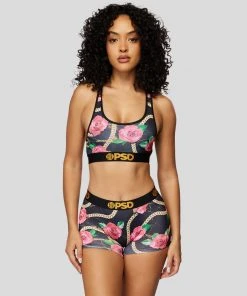 PSD Underwear Chained Garden Pink Boy Short