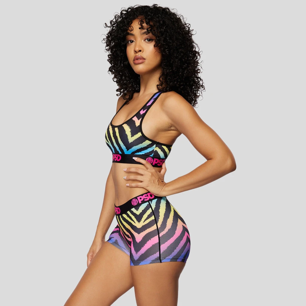 PSD Underwear Rainbow Zebra Boy Short 2 PSD Underwear Rainbow Zebra Boy Short