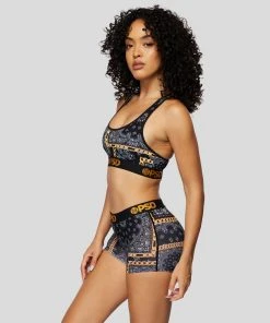 PSD Underwear Rich Bandana Black Boy Short