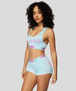 PSD Underwear Playboy - Bunny Y2K Teal Sports Bra