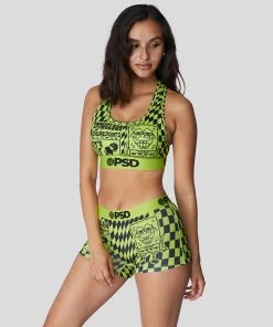 PSD Underwear Spongebob - Spongebob Is Lit Performance Sports Bra