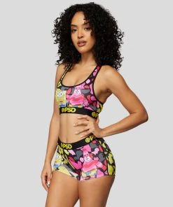 PSD Underwear Spongebob - Absorbent Camo Sports Bra