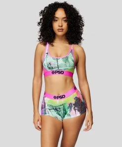 PSD Underwear Neon Pink Bill Sports Bra