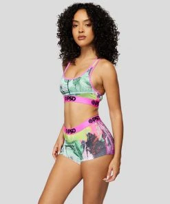 PSD Underwear Neon Pink Bill Sports Bra