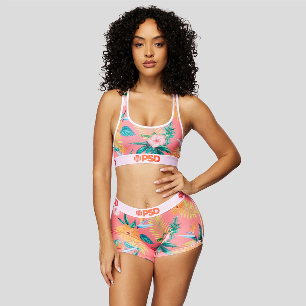 PSD Underwear Maui Pink Sports Bra 1 PSD Underwear Maui Pink Sports Bra