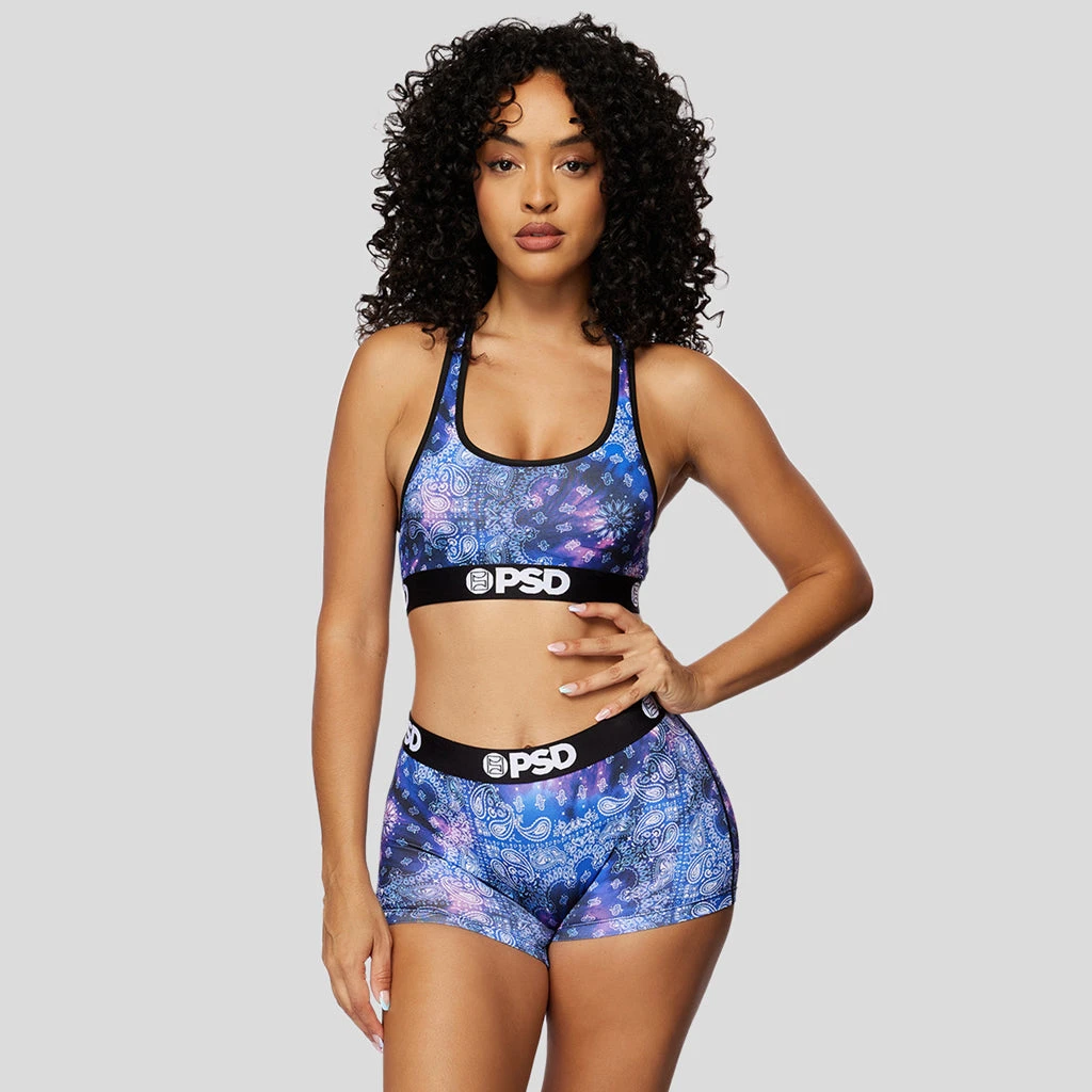 PSD Underwear Bandana Deep Dye Sports Bra 1 PSD Underwear Bandana Deep Dye Sports Bra