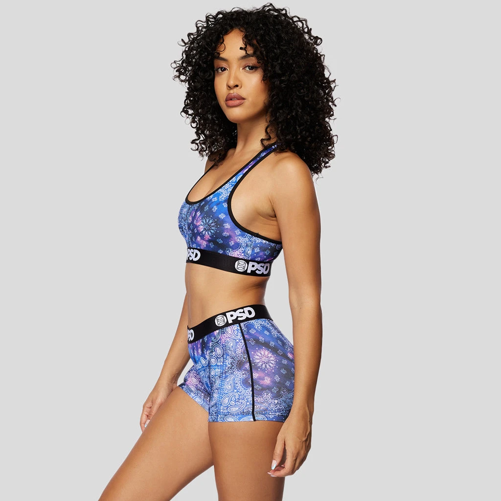 PSD Underwear Bandana Deep Dye Sports Bra 2 PSD Underwear Bandana Deep Dye Sports Bra