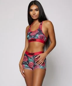 PSD Underwear Bandana Roses Sports Bra