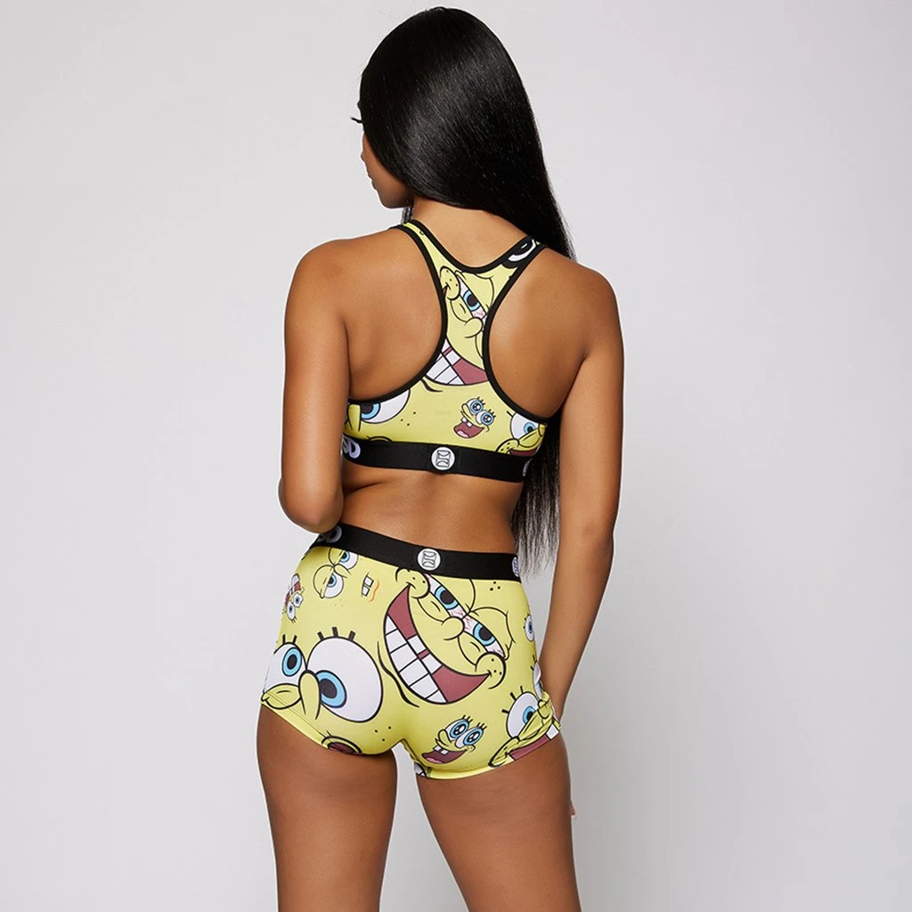 PSD Underwear SpongeBob - Faces Sports Bra 3 PSD Underwear SpongeBob - Faces Sports Bra