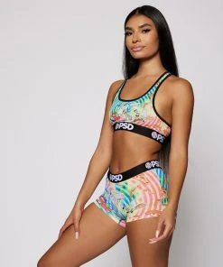 PSD Underwear SpongeBob - Pizza Sports Bra