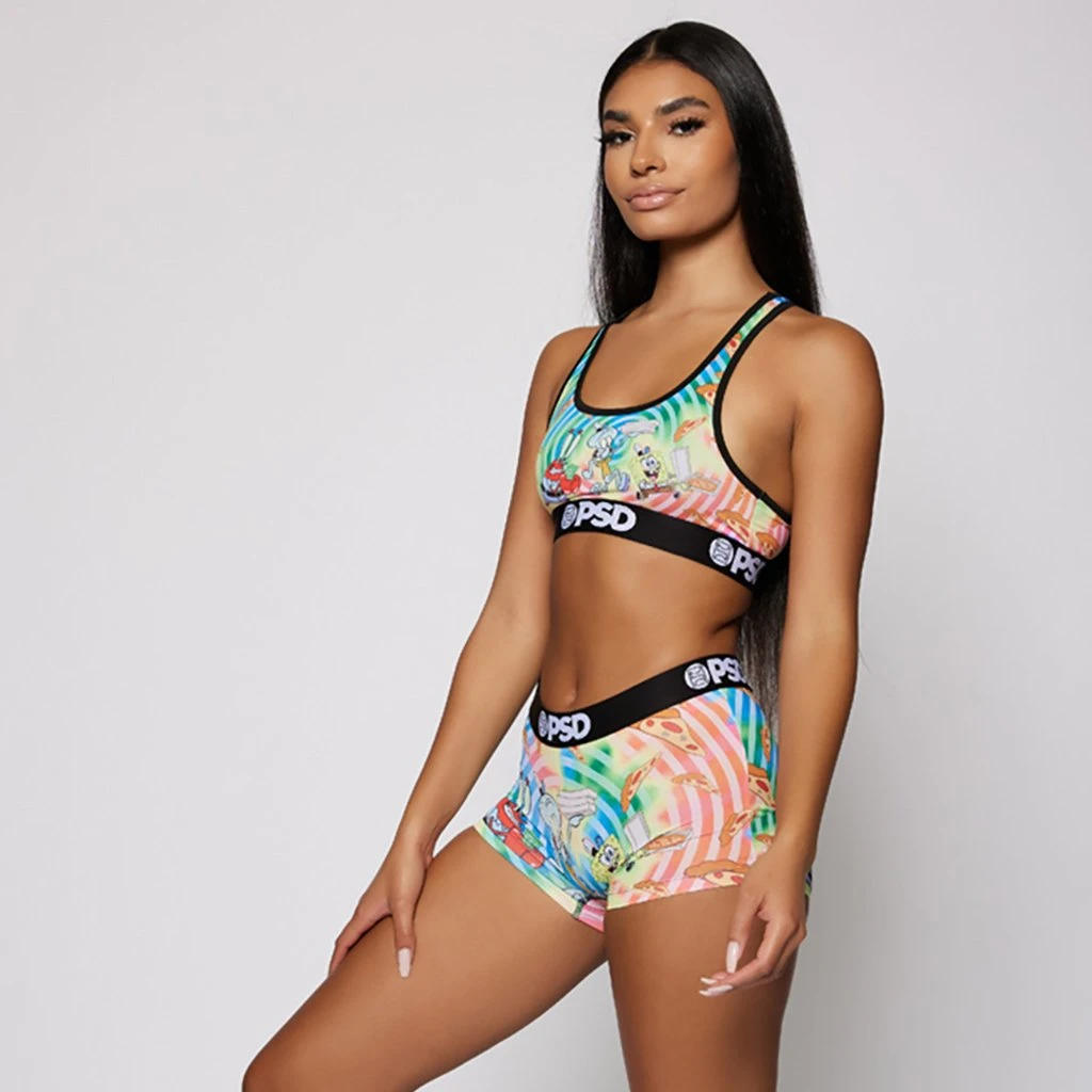 PSD Underwear SpongeBob - Pizza Sports Bra 2 PSD Underwear SpongeBob - Pizza Sports Bra