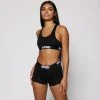 PSD Underwear Solids Sports Bra - Black