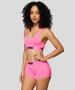 PSD Underwear Solids Sports Bra - Pink