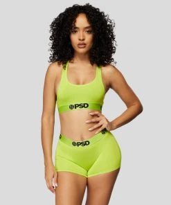 PSD Underwear Solids Sports Bra - Yellow