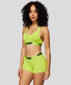 PSD Underwear Solids Sports Bra - Yellow