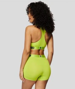 PSD Underwear Solids Boy Short Long - Yellow