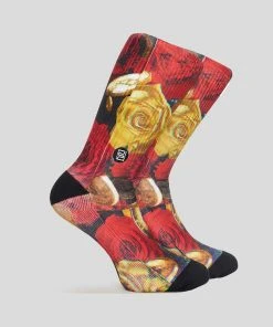 PSD Underwear Bitcoin Roses Socks