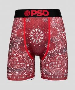 PSD Underwear Baller Bandana Red Micro Mesh
