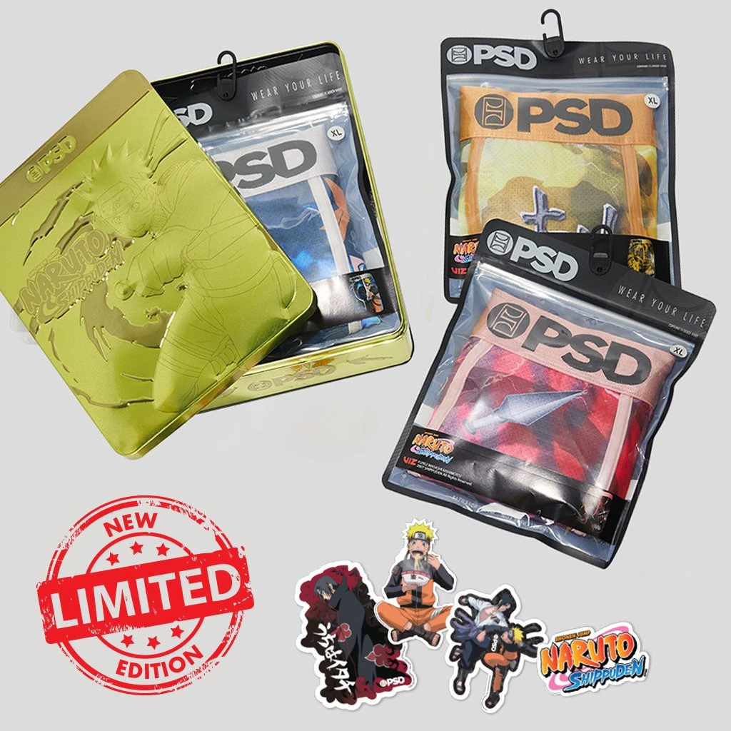 PSD Underwear Naruto Uzumaki Special 3-Pack 1 PSD Underwear Naruto Uzumaki Special 3-Pack