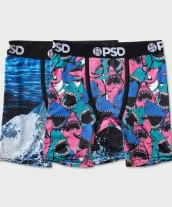 PSD Underwear Shark - Youth 2-Pack