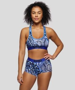 PSD Underwear Spliced Skins Blue Boy Short