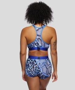 PSD Underwear Spliced Skins Blue Boy Short