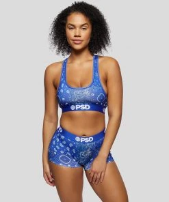 PSD Underwear Hype Blue Bandana Boy Short