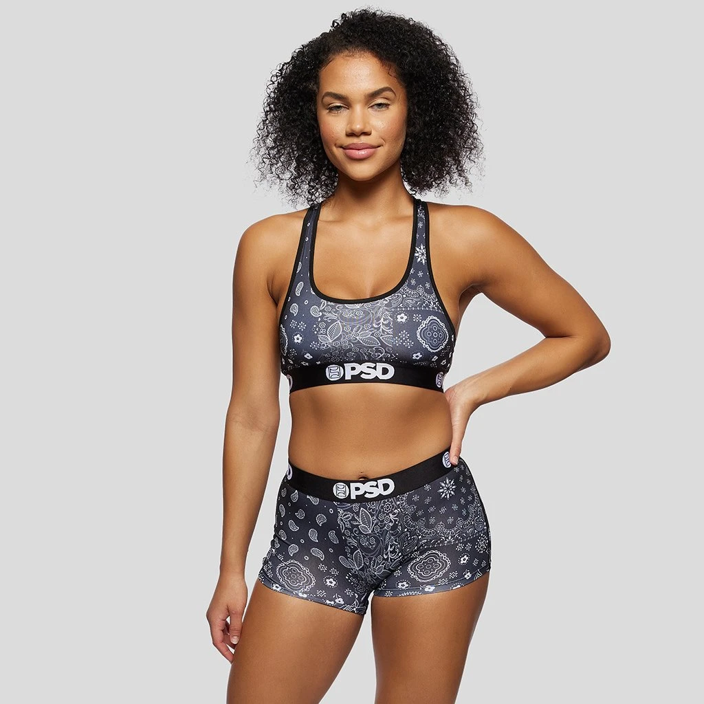 PSD Underwear Hype Black Bandana Boy Short 1 PSD Underwear Hype Black Bandana Boy Short