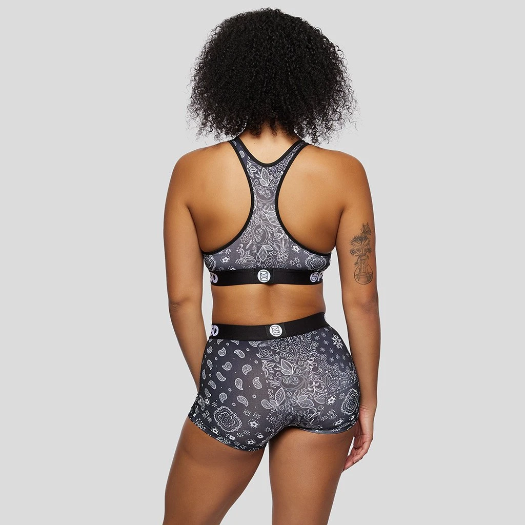 PSD Underwear Hype Black Bandana Boy Short 3 PSD Underwear Hype Black Bandana Boy Short