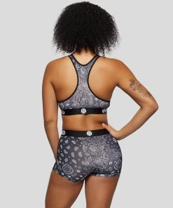 PSD Underwear Hype Black Bandana Sports Bra