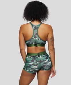 PSD Underwear Green Camo Sports Bra